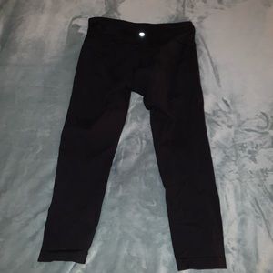Lululemon Wunder Under 7/8 in Black